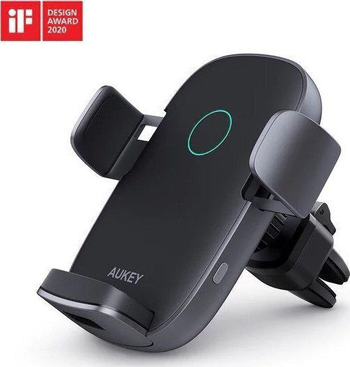 Aukey Car Mobile Mount with Adjustable Hooks Black