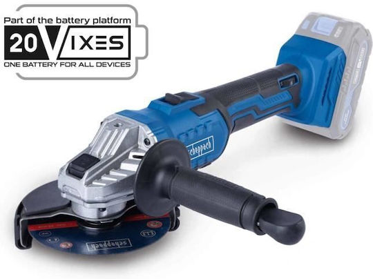 Scheppach C-AG125-X Τροχός 125mm Μπαταρίας με Ρύθμιση Στροφών 20V Solo