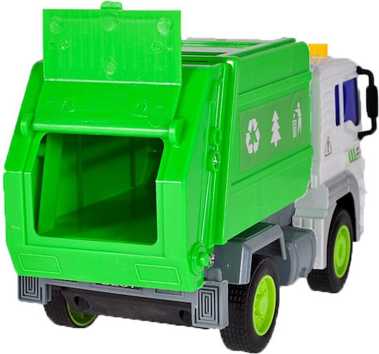 Interaktiver umweltfreundlicher LKW Idealstore Grüner Sauberer LKW Maßstab 1:20 Abmessungen 18,0 x 10,0 x 10,0 cm Ausgestattet mit einem funktionalen Container, der kreative fröhliche Unterhaltung bietet