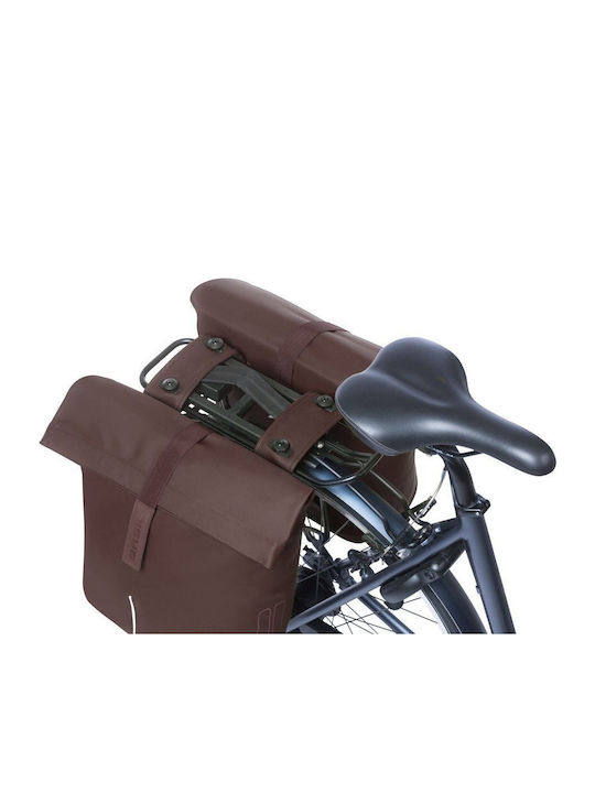 Basil City Double Pannier Bag Mik 28-32l Mik System Ready To Go Roasted Brown New 2025