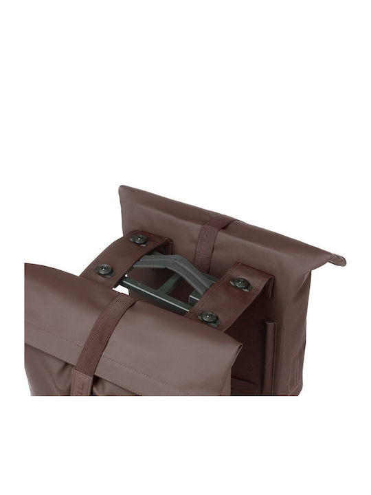 Basil City Double Pannier Bag Mik 28-32l Mik System Ready To Go Roasted Brown New 2025