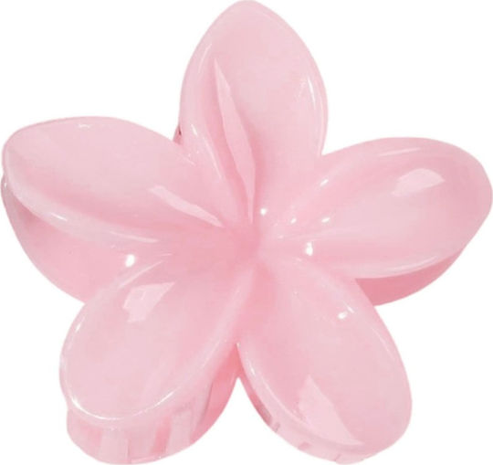 ecarla Haarclip mit Blume Rosa
