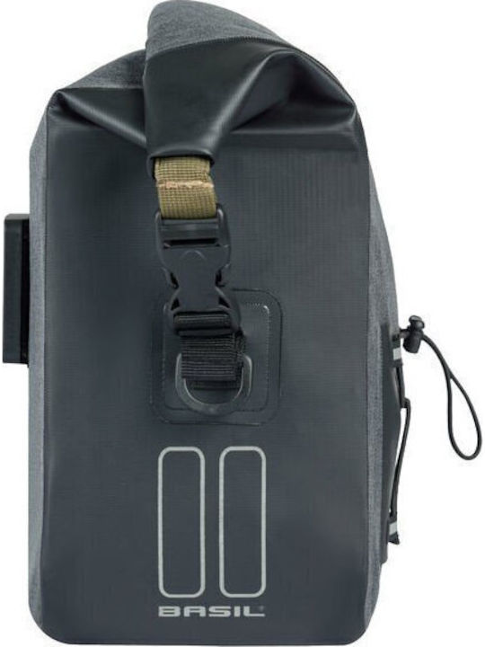 Basil Navigator Storm Kf Handlebar Bag 10-11L Waterproof Gray Black New