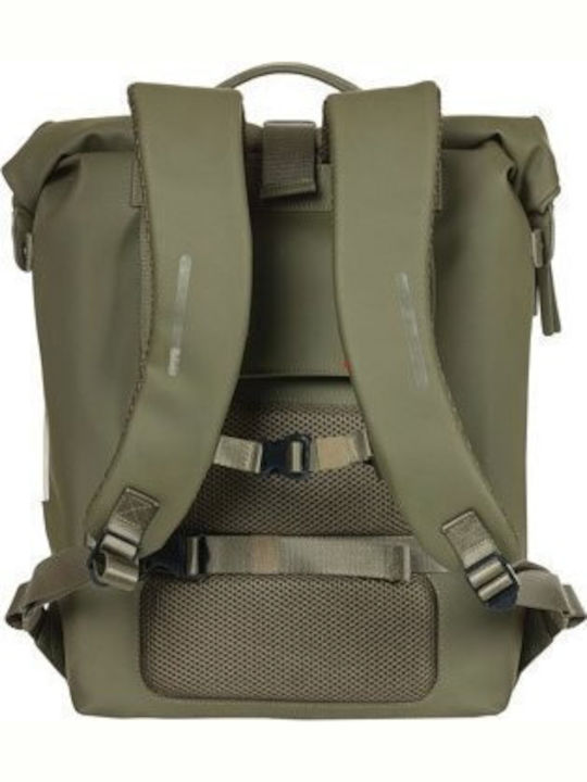 Basil Bicycle Bag Basil Soho Backpack Nordlicht17l Hook-on System Waterproof Polyester Lighting Moss Green New 2024