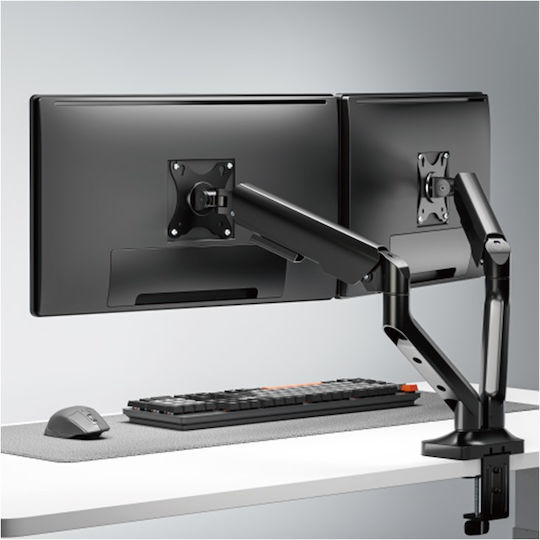 Brateck Halterung Auf dem Schreibtisch für 2 Monitore bis 32" (LDT97-C024E)