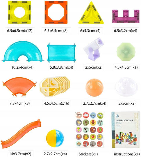 Jucărie Magnetică De Construcție Pentru Copii 3+ Ani