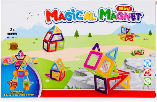 Магнитна Конструктивна Игра за Деца 3+ години+ Години