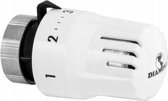 Diamond Thermostat Head Model 398 Mini White Art.398