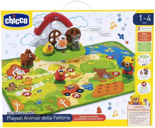 Chicco Bilingual ABC Interactive Farm Play Mat for Newborns