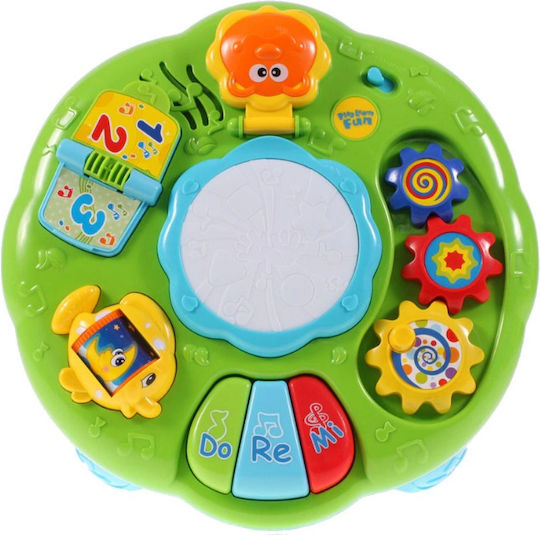 6 In 1 Interactive Table Babies Idealstore Includes Rotating Tools That Play Music Musical Buttons Equipped Sounds Lights Stimulates Visual Motor Development