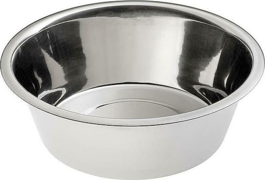 Pet Camelot Stainless Steel Bowl Food & Water for Dog & Cat 1lt 16.5cm in Silver Color