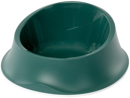 Stefanplast Chic Plastic Bowl Food & Water for Dog & Cat 650ml in Green Color