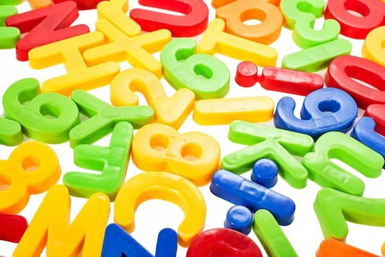 Magische Buchstaben Magnetische Buchstaben Zahlen Set Idealstore Enthält 78 Bunte Teile Aufbewahrungsbox Hilft beim Lernen von Alphabet und Zahlen