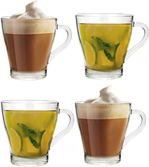 Set Gläser Kaffee/Freddo aus Glas 300ml 4Stück