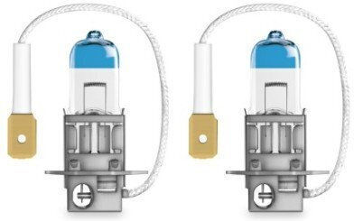 Osram Лампи Автомобила H3 Халогенни 3400К Топло бяло 12V 55W 2бр
