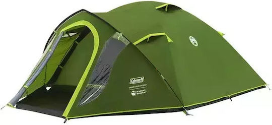 Coleman Darwin 3 Plus Blackout Χειμερινή Σκηνή Camping Igloo Ορειβασίας Πράσινη για 3 Άτομα Αδιάβροχη 4500mm 330x190x130εκ.