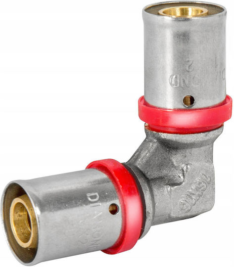 Diamond Cot Dublu Presat Cot Pex-al-pex Alamă 20x20 Fzz-006.20x20.kol-2