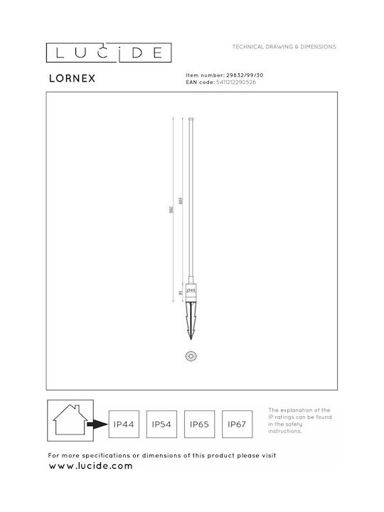 Lucide Lightning Led Light Fixture Lornex 29832/99/30
