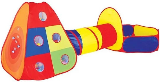 Children's Play Tent Tunnel Playpen 80 Balls Iplay 200 300 X 120 X 100 Cm Multicolour