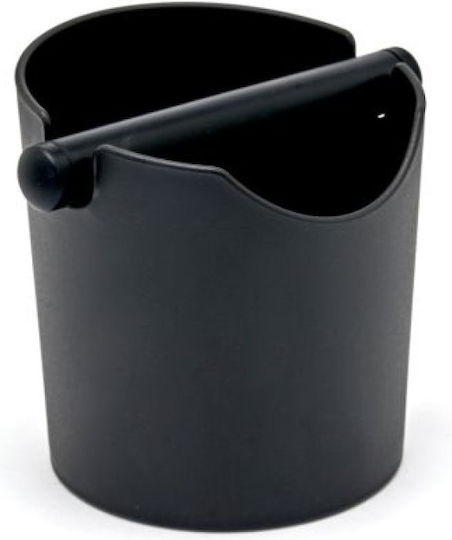Rhino Coffee Gear Waste Knock Box Container from Silicone and Plastic 13.5x13.5x15cm Black