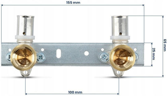 Diamond Pipe Connection 2mm