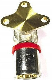 Diamond Σύνδεση Σωλήνα Ορειχάλκινη 20mm