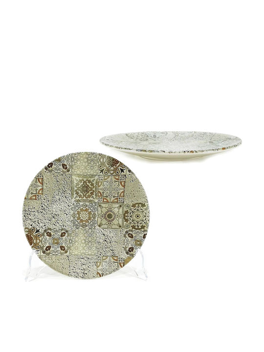 General Trade Teller Untiefe aus Porzellan Braun mit Durchmesser 20cm