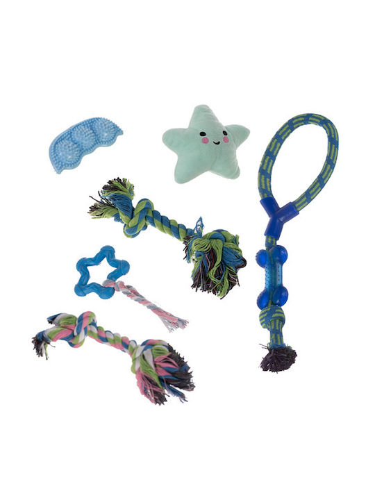 Set of Chewing Tug Dog Toys for Dogs 16 Pieces 00025384