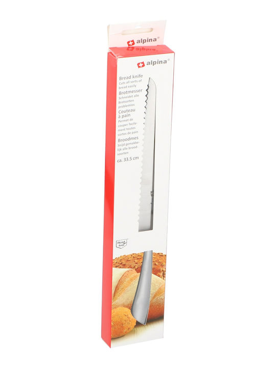Alpina Appliances Messer Brot aus rostfreiem Stahl 33.5cm