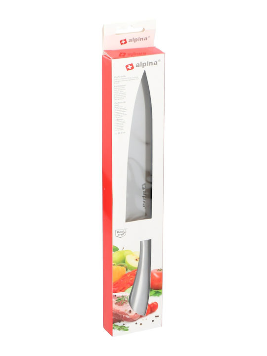 Alpina Appliances Knife Chef from Stainless Steel 33.5cm