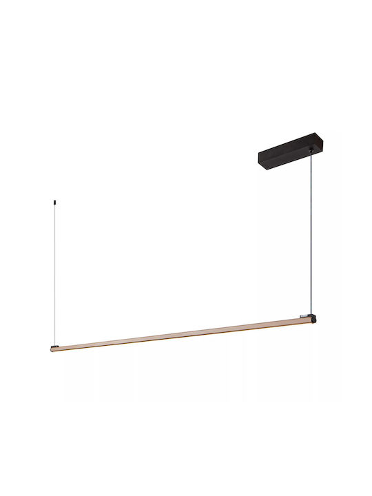 Lucide Lightning Braga Κρεμαστό Φωτιστικό Καφέ LED με Ρυθμιζόμενο Λευκό Φως