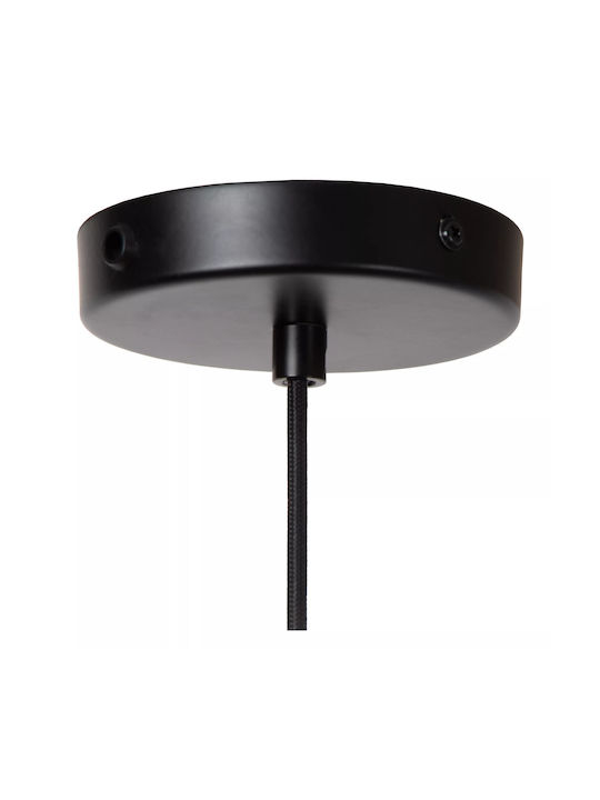 Lucide Lightning Rollo Κρεμαστό Φωτιστικό Καφέ με Ντουί E27 40x40x150εκ.