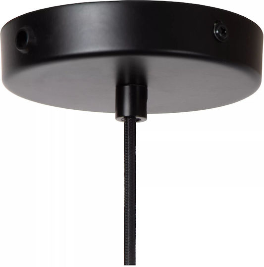 Lucide Lightning Rollo Κρεμαστό Φωτιστικό Καφέ με Ντουί E27 40x40x150εκ.