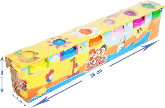 Idealstore Colour Dough Playset Package Dimensions 38 x 5 x 7 Includes 6 Multicoloured Doughs 50 ml Capacity Box Helps Develop Motor Skills Imagination In Children