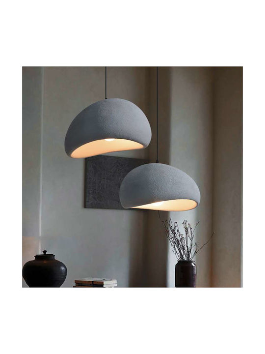 Atman Verstellbar Hängelampe Gray mit Fassung E27 30x30x17cm.