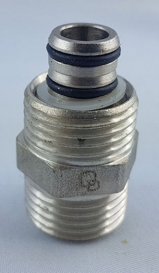 Diamond Irrigation Connector Silver