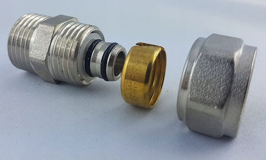 Diamond Irrigation Connector Silver