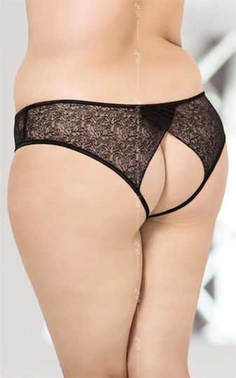 String 2467 Plus Size Black 3xl