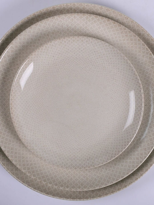 Cryspo Trio White Porcelain Dinnerware Set 20pcs