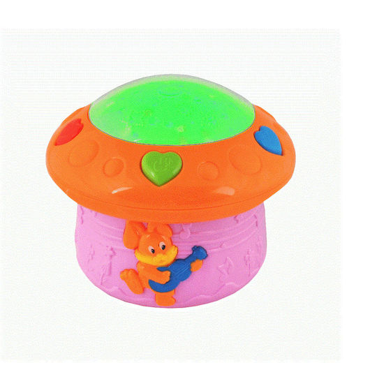 Idealstore Proiector de Lumină de Noapte Baby Dreams Dimensiuni 16,5 X 15cm Funcție de Detectare a Vocii Control al Volumului Include 12 Melodii Stimulează Dezvoltarea Abilităților Îmbunătățește Calitatea Somnului