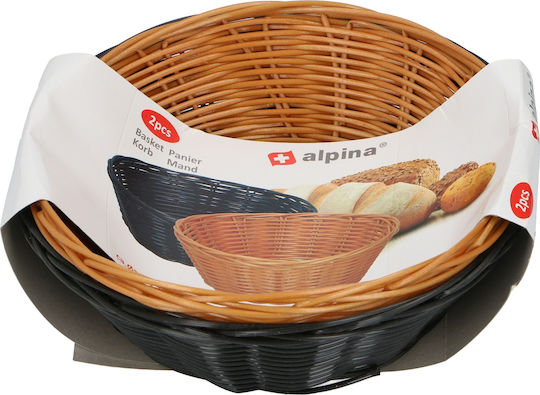 Alpina Appliances Кошница за хляб Пластмасово Многоцветно 20x13.5x7см