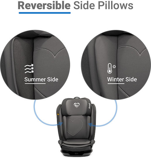 Dovadi Angel Καθισματάκι Αυτοκινήτου i-Size με Isofix Metallic Grey 15-36 kg