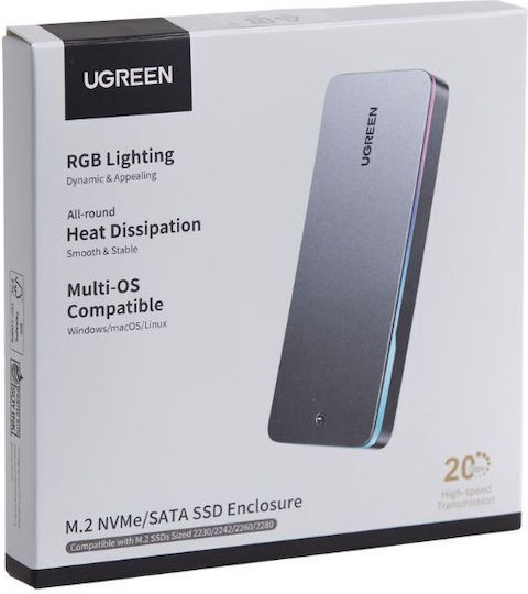 Ugreen Case for Hard Drive SATA III with Connection SATA