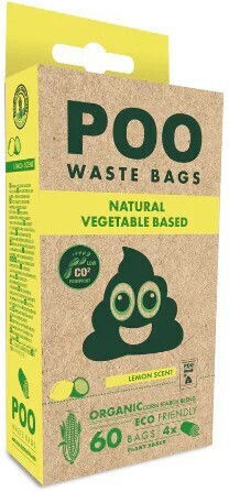 Hundekotbeutel Poo Bio 60 Beutel Zitronenduft