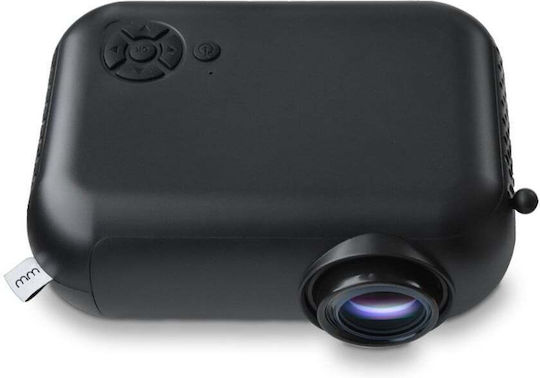 Mikamax 05148 Mini Projector LCD LED Lamp with Built-in Speakers