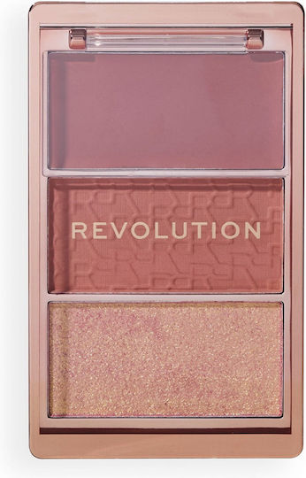 Revolution Beauty Палитра с Руж Rose Blush 9.8гр
