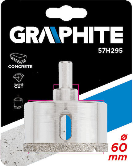 Graphite Διαμαντοκορώνα με Διάμετρο 60mm για Πλακάκι