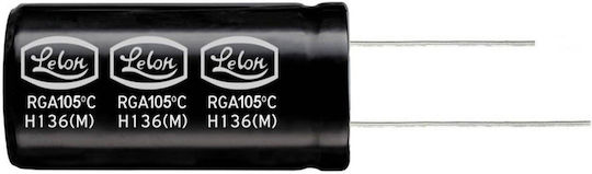 Electrolytic Capacitor Vertical 10uF 63V 105°C 5x11 Tape Sa Rga Lelon Pieces 2000 01.003.0656