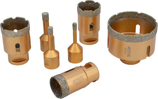 AWTools Diamant Lochsäge Trockenschnitt mit Durchmesser von 10mm bis 68mm für Fliese 360gr