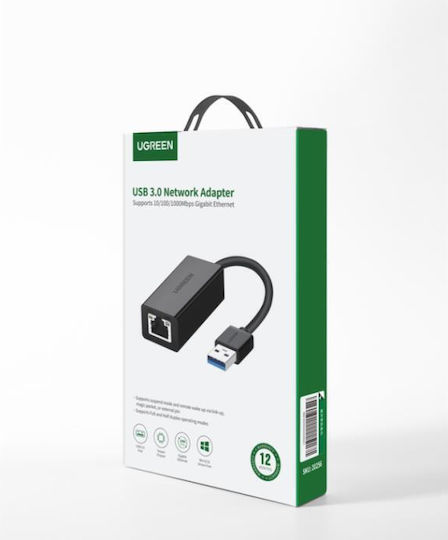 Ugreen Cr111 USB Адаптер За Мрежа С Проводник Свързване Ethernet